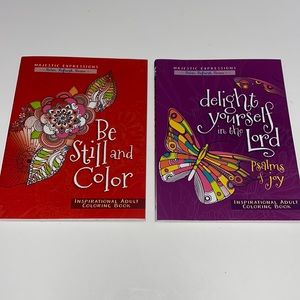 Be Still and Color & Delight Yourself with the Lord Psalms of Joy Coloring Books